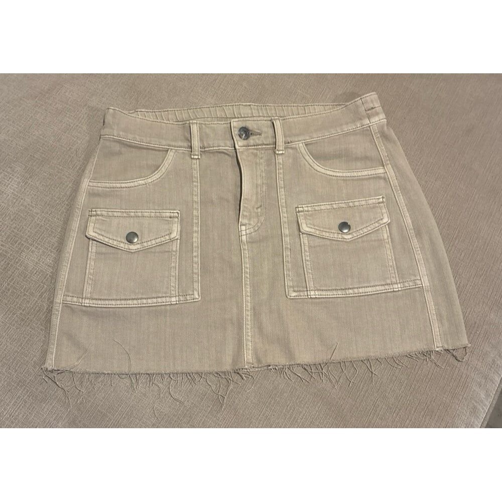 Women's denim mini skirt